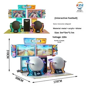 Máquina de Juego Arcade de Bolas Rodantes Interactiva para Padres e Hijos, 2 Jugadores, Edades 6+, Entretenimiento, Batalla, Bola Mágica - Product Image 2