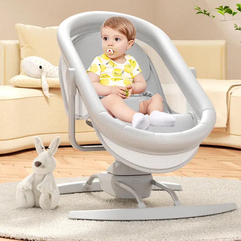 Regolabile elettrico per bambini letto oscillante nuovo Design Rocker culla con maglia traspirante musica professionale all'ingrosso