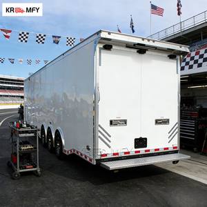 Remorque utilitaire de transport alimentaire à rideaux pour la logistique des marchés de fruits palettisés - Product Image 2