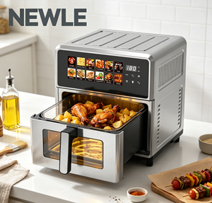 NEWLE Factory OEM ODM 10L Nouvelle Conception Friteuse à Air AF-9513DUW Contrôle Numérique Vapeur Sans Huile Antiadhésive avec Remise - Product Image 5