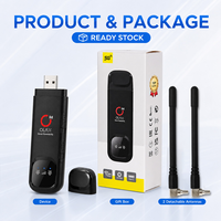 Clé USB 4G LTE OLAX F95 avec antennes, ports Type-C, double bande 2.4G 5.8G, modem portable pour carte SIM, Wifi
