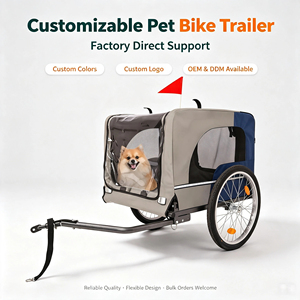 Remorque de vélo pliable pour chien, personnalisée, vente en gros directe d'usine HRF - Product Image 2