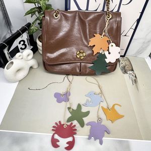 New Pu Leather Marine Animals Fruit Handbag Decorative <b>Charms</b> Keychain Wholesale Pendant for <b>Bags</b> Decoration - Product Image 5