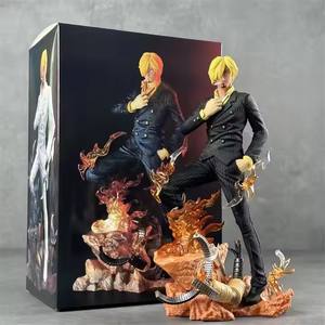 GK Ones Jouet PVC de <span class=keywords><strong>Combat</strong></span> Sanji Noir et Blanc Costume Rouge Ornement Modèle <span class=keywords><strong>Anime</strong></span> Action Figure Collection Jouets - Product Image 6