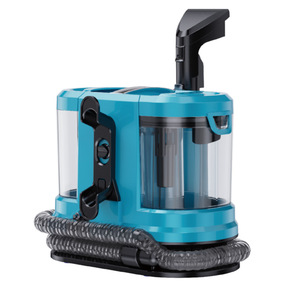 Carpet Cleaner Wet And Dry Canister 1-2L Water Tank Hot Water Spray Function Plastic Electric Blue European Standard - Product Image 4