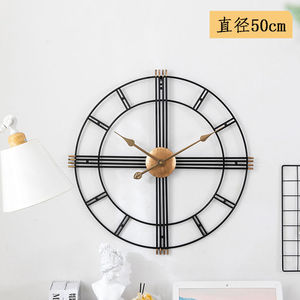 <span class=keywords><strong>Horloge</strong></span> <span class=keywords><strong>murale</strong></span> en métal moderne nordique de 60cm en gros aiguille créative face unique pour la maison salon étude pour la maison moderne nordique - Product Image 6