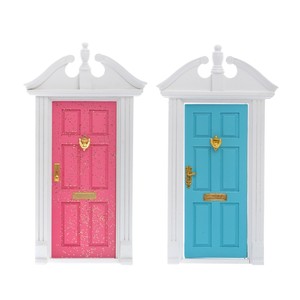 1/12 Scale Wooden Dollhouse Miniature Elf <strong>Fairy</strong> Doors <strong>Toys</strong> QW60502 - Product Image 1