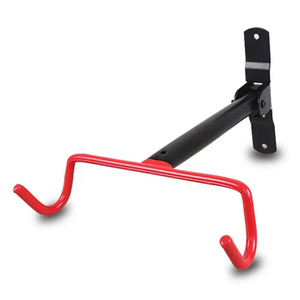 Nouvel Arrivage Porte-vélos Mural Métallique Orange Robuste et de Qualité Supérieure, Organisateur d'Outils de Jardin, Crochets de Rangement pour Garage - Product Image 4