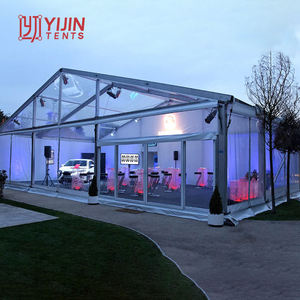 Tente de réception extérieure transparente en PVC robuste pour mariages et événements, grandes tentes pour fêtes avec plancher - Product Image 4