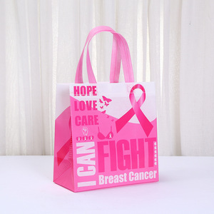 <span class=keywords><strong>Borsa</strong></span> Non tessuta rivestita all'ingrosso per il giorno degli <span class=keywords><strong>infermieri</strong></span> per il modello 3D stampato rosa <span class=keywords><strong>borsa</strong></span> da imballaggio portatile universale - Product Image 6