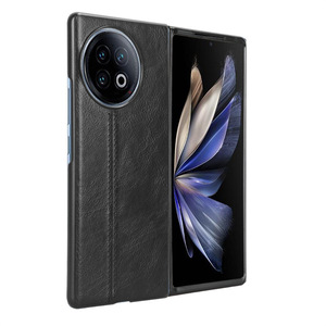 Cuir PU de luxe + coque arrière de téléphone à texture de motif de vache PC pour vivo <span class=keywords><strong>X</strong></span> Fold 2 - Product Image 4