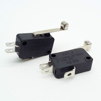 Microinterruptor de Respuesta Rápida RL6-1, Baja Fuerza de Operación, 16A/250V, IP18, Conexión Rápida para Aplicaciones Industriales y Automotrices