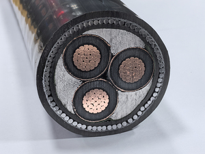 Điện áp trung bình xlpe cách điện PVC/PE vỏ bọc dây đồng đóng hộp và dải thép bọc thép điện cáp điện - Product Image 3