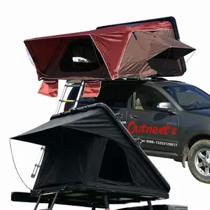 Side Open folding hard shell roof top tent 4x4 off road camping roof tents