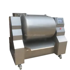 Vacuum rolling machine side opening variable frequency marinator meat vacuum rolling machine can mark