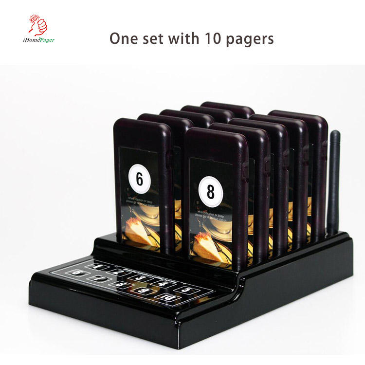 Un conjunto con 10 buscapersonas