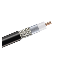 Câble coaxial RF ANDREW CNT-195-FR avec 1 conducteur ignifuge et tressé pour la communication