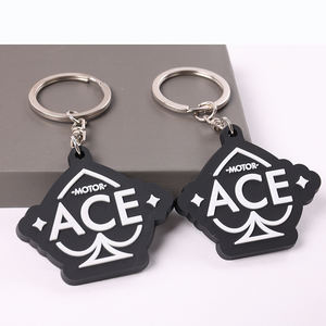 Kişiselleştirilmiş Çevre Dostu Çinko Alaşımlı Promosyon Hediyeleri Anahtarlık Yumuşak PVC Özel Logo 2D Silikon Harf - Product Image 6