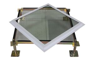 O assoalho aumentado vidro antiestático do acesso moderou painéis transparentes para a sala do computador do controle do data center - Product Image 2