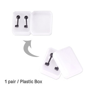 ต่างหูสตั๊ดรูปหัวใจคุณภาพสูง ทำจากสแตนเลสสตีล สำหรับผู้หญิง - Product Image 6