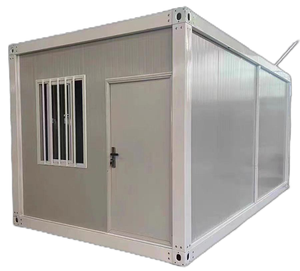 SKYLINE 20 pieds conteneur maison facile à installer préfabriqué temporaire extérieur immeuble de bureaux industriel sable acier plat Pack <span class=keywords><strong>Villa</strong></span> - Product Image 1