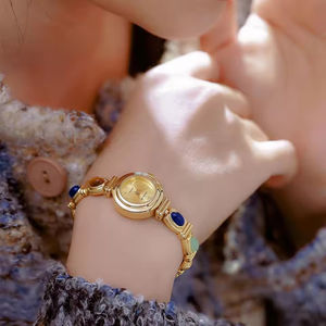 Reloj de cuarzo de acero inoxidable antiguo para mujer de negocios de moda BS Bee, esfera redonda, resistente al agua, elegante regalo para mujer - Product Image 4