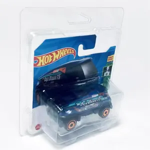 Clear Plastic Clamshell Blister Packaging Hot Wheels Protectors Hot Wheels European Short Card Protector Cases