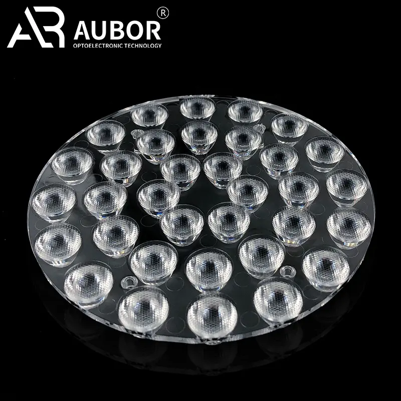 110Mm Led Ống Kính 34 Trong 1 45 Độ Aquarium Ánh Sáng Ống Kính Quang Học PMMA Ứng Dụng Cho Cá Aquarium San Hô Chiếu Sáng