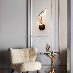 Gazza Creative Bird <span class=keywords><strong>lampada</strong></span> da parete balcone soggiorno <span class=keywords><strong>lampada</strong></span> da terra Nordic Simple Art Design camera da letto <span class=keywords><strong>lampada</strong></span> da parete per uccelli - Product Image 4