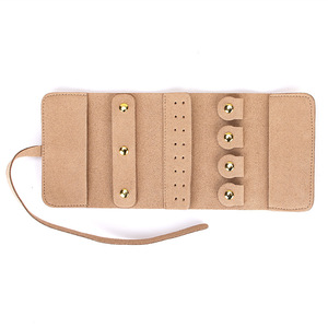 Astuccio Portatile di Lusso per Gioielli da Viaggio, <span class=keywords><strong>Pochette</strong></span> per Donne con Porta Orecchini, Dimensioni Personalizzabili - Product Image 4