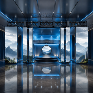 Electric Cylinder Powered LED Screen Separator Stable Entertainment Venue LED Screen Opener - Product Image 3