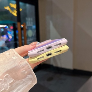เคสโทรศัพท์มือถือแฟชั่นสีนีออนแบบกระจกสำหรับ <span class=keywords><strong>iPhone</strong></span> 17 16 15 14 Pro Max ปุ่ม AI ป้องกันกล้อง  พร้อม Air Cushion  ด้านข้างแบบด้านนุ่ม - Product Image 2