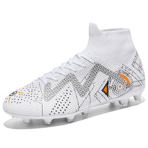 נעלי ספורט נשימת נער כדורגל ילדים דשא רכבת fg/tf antiskid גברים מטלטל נעלי כדורגל גבוהים - Product Image 2