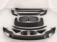 Nouveau kit de pare-chocs YX entièrement en fibre de carbone pour BMW X5 G05 M Sport 2019-2022 pré-LCI, avec lèvre avant, diffuseur arrière, jupes latérales et spoiler, fixation par vis.