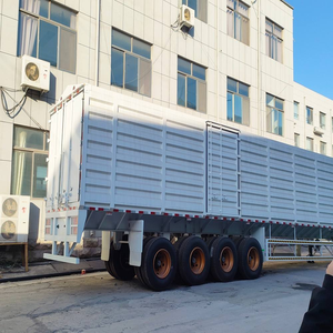 China Supply 3 Axles Curtain Side Food Semi Trailers <b>Van</b> <b>Box</b> Cargo Trailer Truck for Sale - Product Image 6