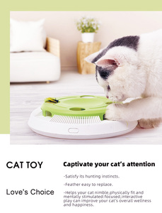 Boîte de formation de qi Interactive <span class=keywords><strong>automatique</strong></span>, simulation électronique de chasse souris chat jouet labyrinthe - Product Image 4