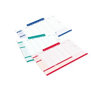 PIGNA - สมุดวางแผนรายสัปดาห์ 42X29.5 ซม. สีโมโนโครม คละสี - Product Image 1