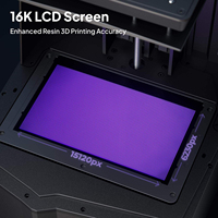 Printer 3D Saturn 4 Ultra Resin PLA Smart Automatic Leveling LCD Monokrom 10-Inci 12K Kecepatan Cetak Lebih Cepat 150mm/jam