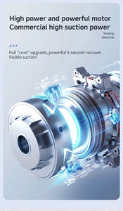 タッチスクリーン強力なポンプ半自動2.0L容量62kPa圧力家庭用電気食品真空食品シーラー - Product Image 5