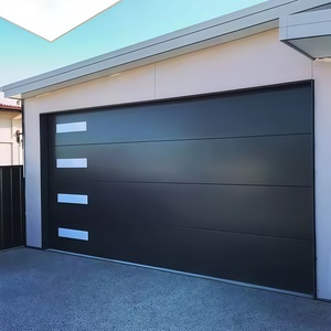 Portes <span class=keywords><strong>de</strong></span> <span class=keywords><strong>garage</strong></span> sectionnelles motorisées en aluminium sur mesure LDC, télécommandées, pour les maisons - Product Image 1
