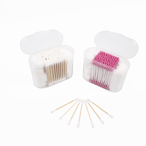 Atacado OEM Cotonetes Descartáveis + Bolas De Algodão + Algodão Pad Set para Maquiagem - Product Image 2