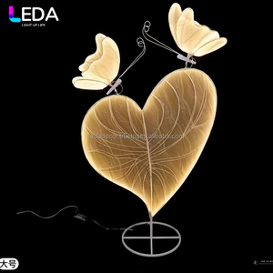 อุปกรณ์ตกแต่งรูปหัวใจและผีเสื้อ LED เรืองแสงโรแมนติกสำหรับงานแต่งงาน/งานเลี้ยงบรรยากาศ - Product Image 6