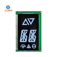 Panneau de contrôle à 2 chiffres négatif VA Black Lift Elevator LCD Floor Indicator avec rétroéclairage LED et affichage réfléchissant