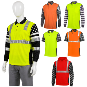Camiseta Polo <span class=keywords><strong>de</strong></span> Seguridad <span class=keywords><strong>Americana</strong></span> Personalizada <span class=keywords><strong>de</strong></span> Alta Visibilidad con Bloques <span class=keywords><strong>de</strong></span> Color, Camisa <span class=keywords><strong>de</strong></span> <span class=keywords><strong>Trabajo</strong></span> Reflectante <span class=keywords><strong>de</strong></span> Manga Larga <span class=keywords><strong>de</strong></span> Alta Visibilidad, <span class=keywords><strong>Ropa</strong></span> <span class=keywords><strong>de</strong></span> <span class=keywords><strong>Trabajo</strong></span> para Construcción - Product Image 1