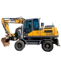 Excavator Roda XCMG XE150WD Bekas Tahun 2020, 9028 Jam Kerja, Dilengkapi Bucket
