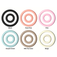 Anneau de yoga et de Pilates lesté en silicone de 5 à 10 lb, avec logo personnalisé, anneau de fitness lisse, haltère pour l'entraînement à domicile