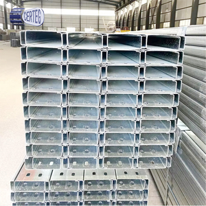 Poutres métalliques de construction en profilé U G550 haute résistance, résistantes à la salinité Z275, 2,5 mm, pour projets portuaires côtiers péruviens - Product Image 6