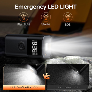 Kit de démarrage de saut Portable haute puissance voiture puissance de démarrage d'urgence gonfleur numérique avec batterie au Lithium pour voiture moto vélo - Product Image 3