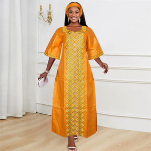 Nouvelle collection 2026 : Robes longues imprimées décontractées et respirantes pour femmes, style africain, vente en gros à prix réduit - Product Image 4