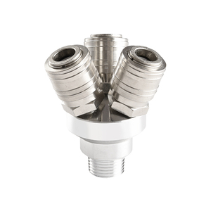 Pièces pneumatiques allemandes, nouveau raccord en laiton droit mâle-femelle, silencieux industriel pour applications mécaniques, air comprimé - Product Image 4